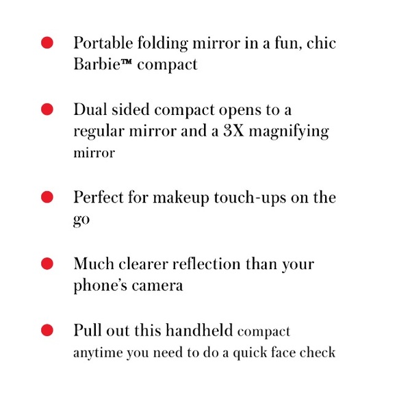 Revlon x 💕BARBIE💕 Compact Mirror *Limited Edition* - Picture 12 of 12